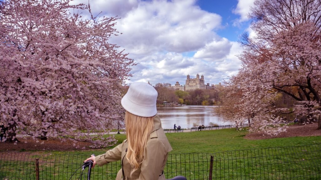 bike ride in central park